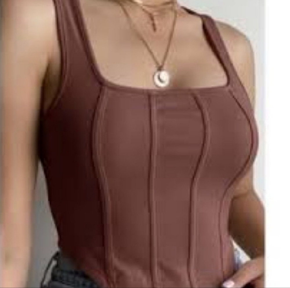 Bailey 44 Dark Brown Tank Top Size Large